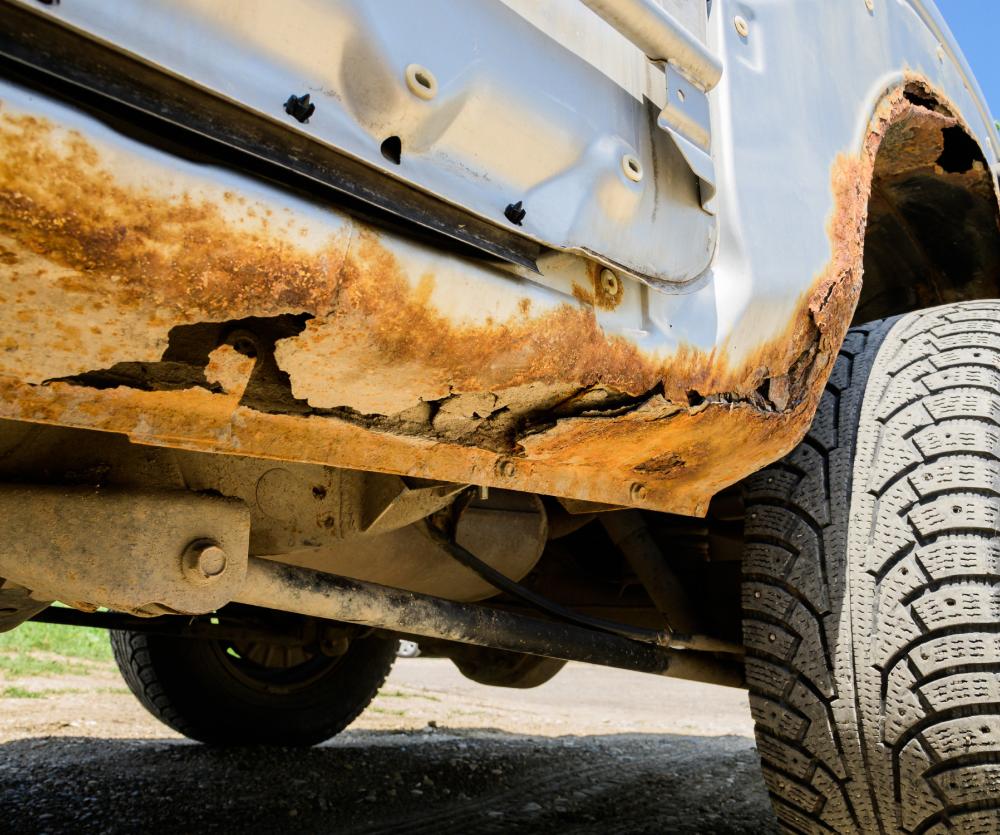 Rust on a vehicle