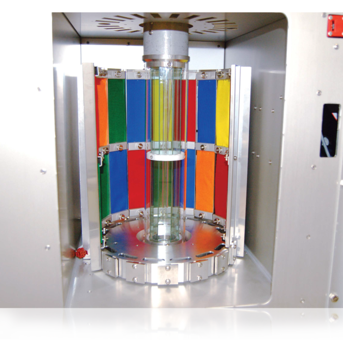 Q-SUN Xe-2 Door Open with Colorful Samples